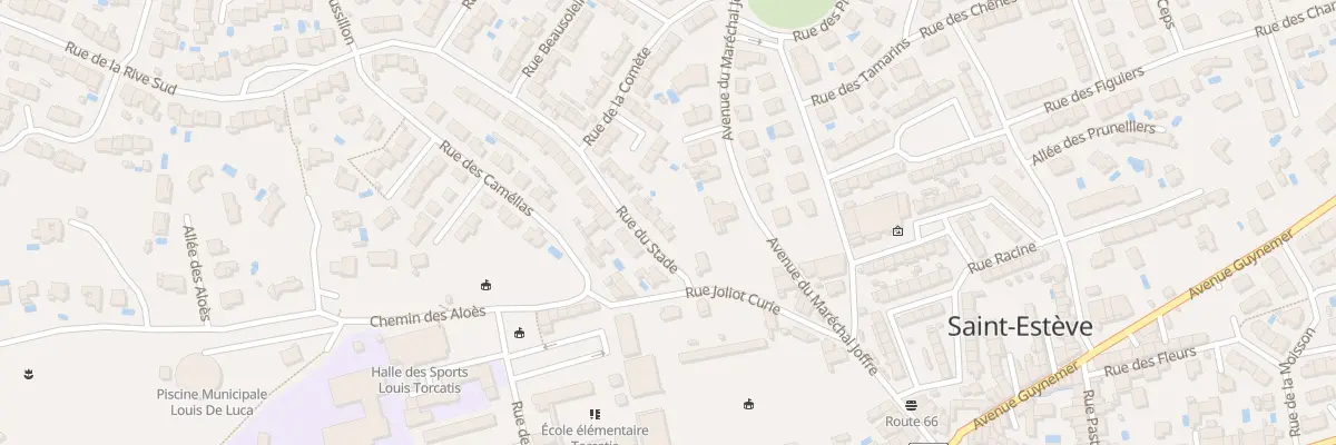 Plan du 4 Rue du Stade à Saint-Estève