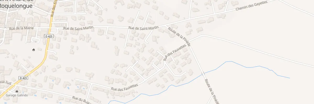 Plan du 35 Rue des Fauvettes à Saint-André-de-Roquelongue