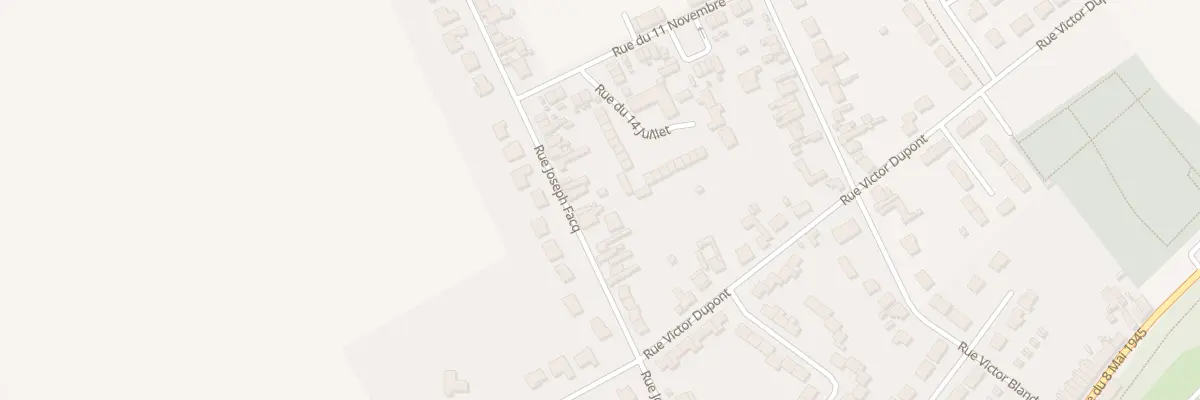 Plan du 36 Rue Joseph Facq à Vendin-le-Vieil