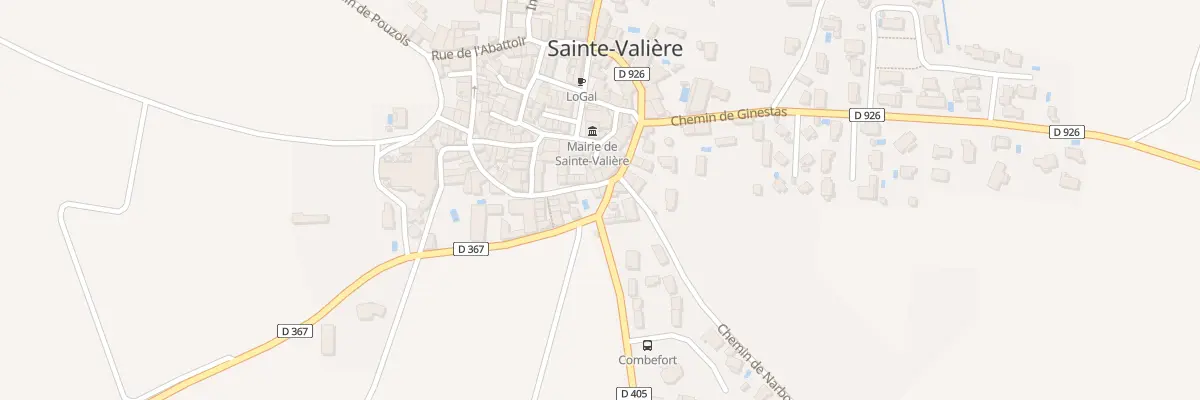 Plan du 3 Rue Salle des Fetes à Sainte-Valière