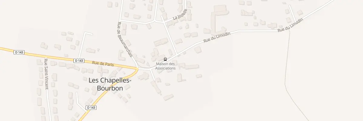 Plan du 16B Rue du Limodin aux Chapelles-Bourbon