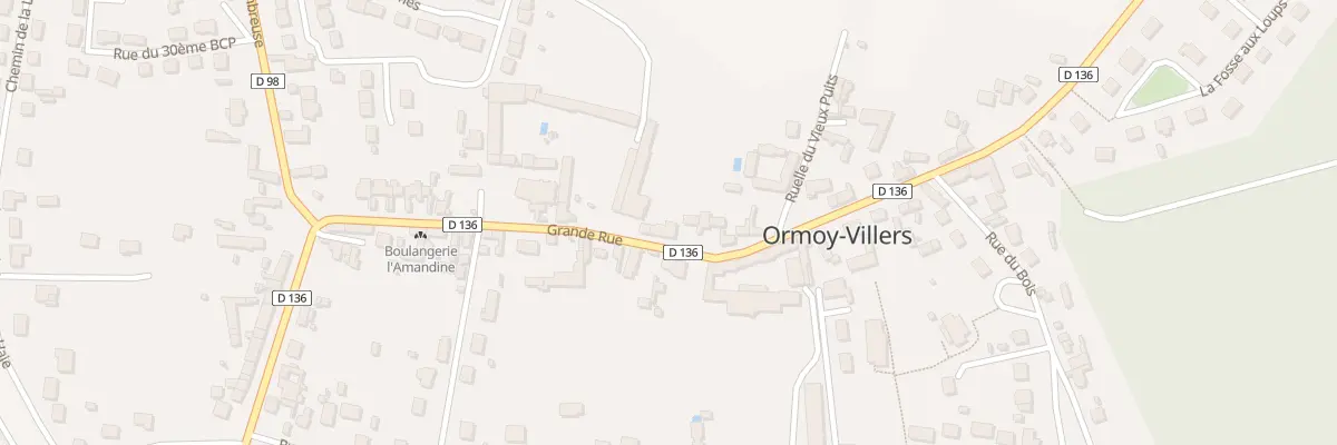 Plan du 21 Gr Grande Rue à Ormoy-Villers