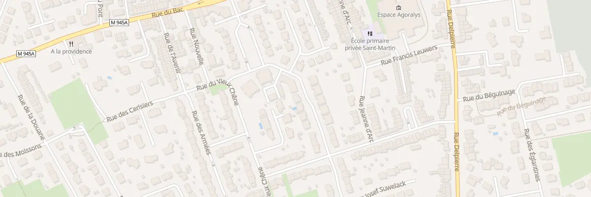 Plan du 14 Rue Lamartine à Erquinghem-Lys