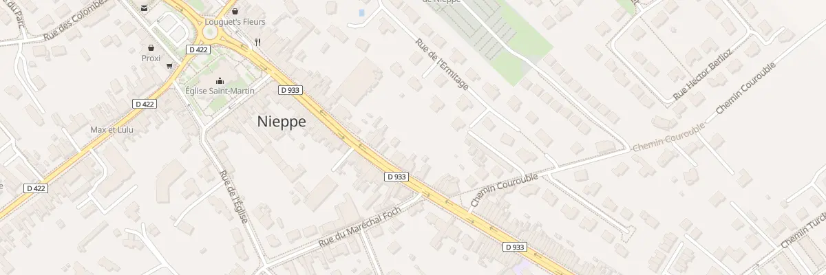 Plan du 249 Rue d’Armentieres à Nieppe