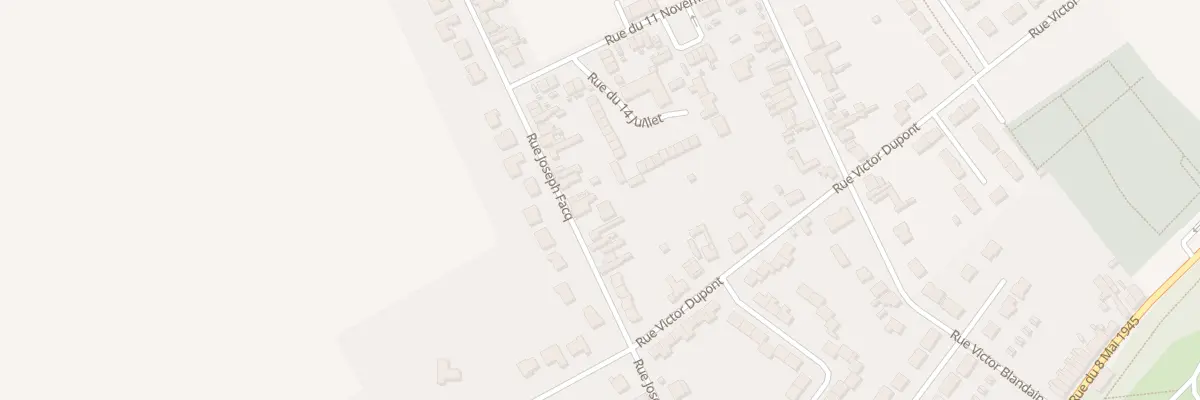 Plan du 34 Rue Joseph Facq à Vendin-le-Vieil