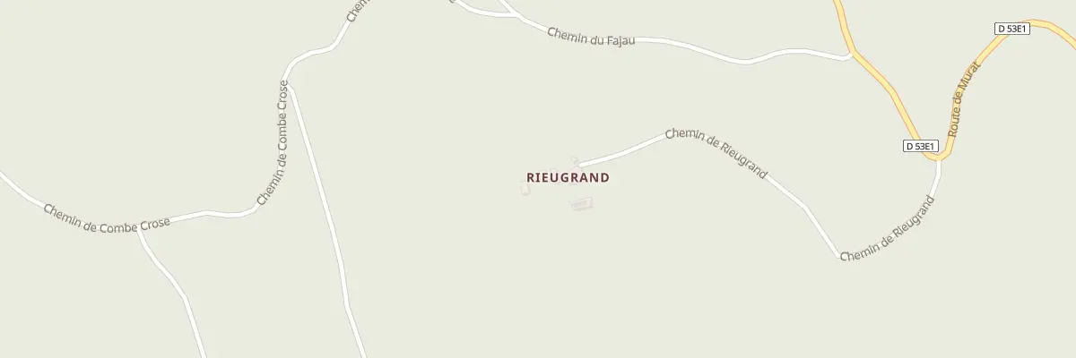 Plan du 5118 Col de Rieugrand à Cambon-et-Salvergues