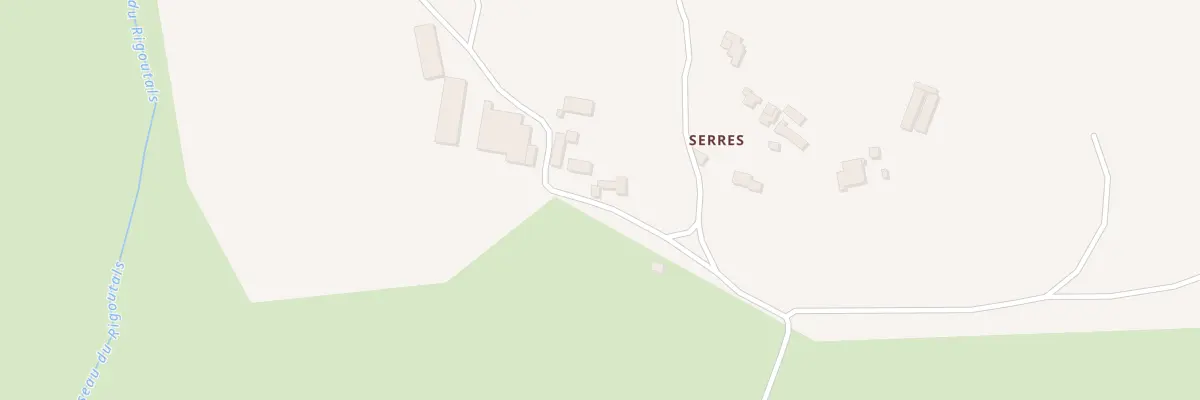 Plan du 5233 Serres à Palmas d’Aveyron