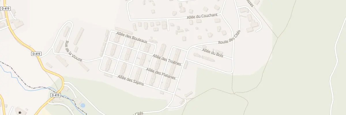 Plan du 87 All des Troenes à Saint-Georges-de-Mons