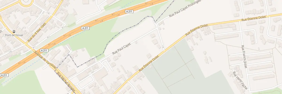 Plan du 256 Rue Paul Cayet à Sallaumines