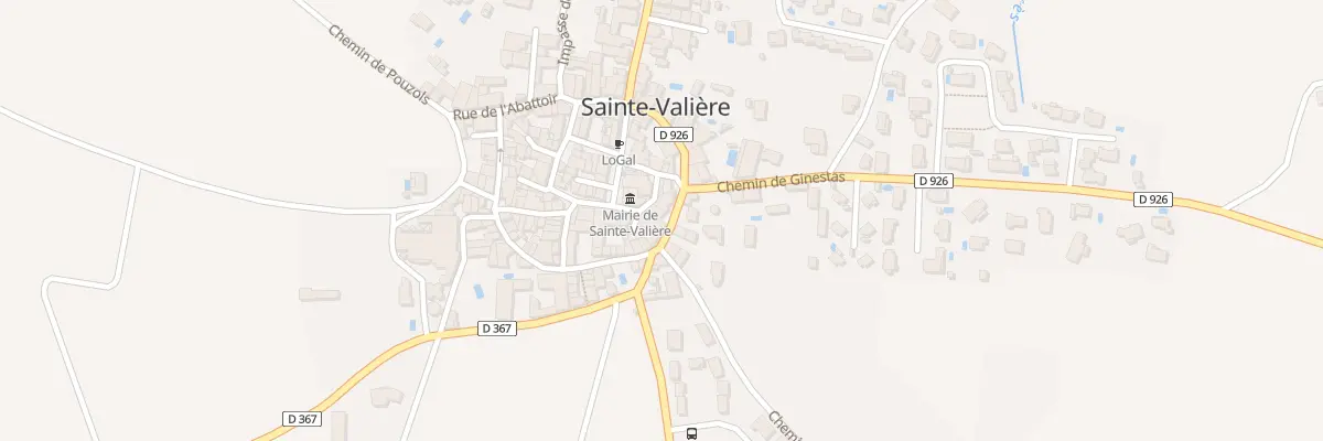Plan du 2 Rue de l’Eglise à Sainte-Valière