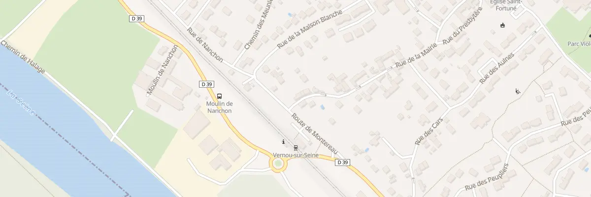 Plan du 1 Rue de la Mairie à Vernou-la-Celle-sur-Seine