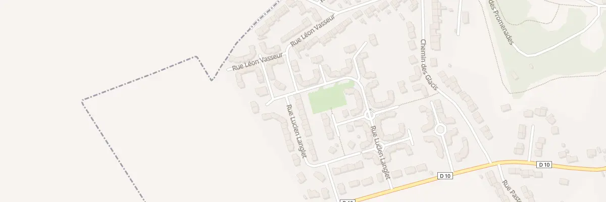 Plan du 36 Qrt Lucien Langlet à Bapaume