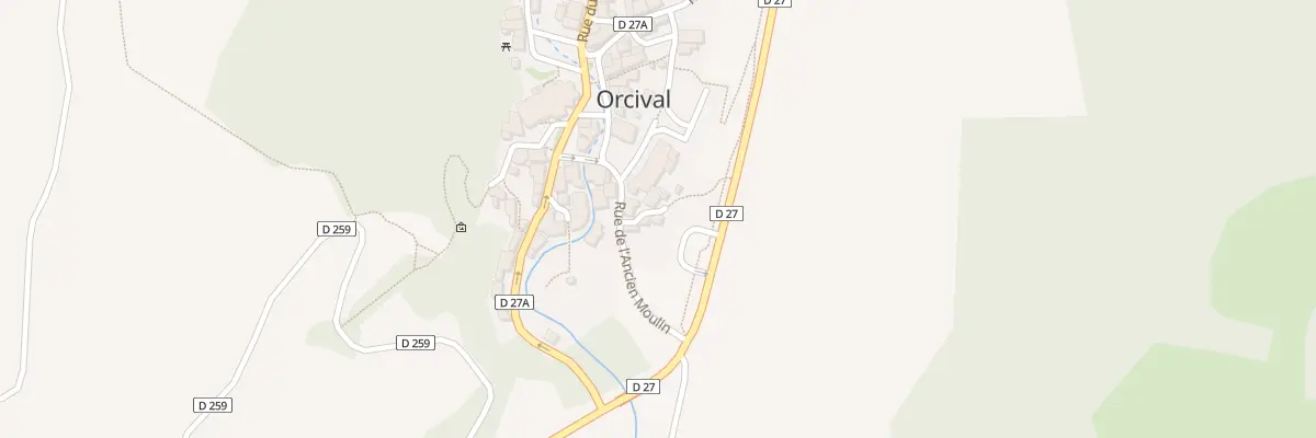 Plan du 5060 Bourg d’Orcival à Orcival