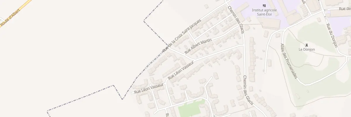 Plan du 27 Rue Paul Codos à Bapaume