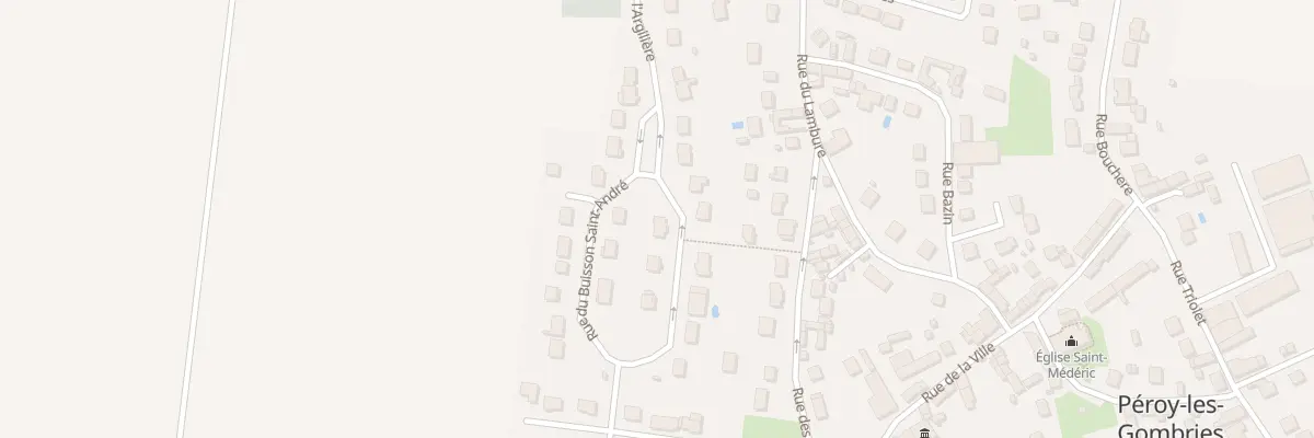 Plan du 259 Rue du Buisson St Andre à Péroy-les-Gombries