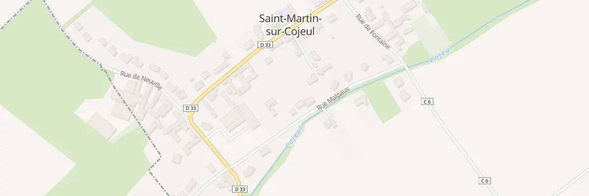 Plan du 13 Rue Malpeau à Saint-Martin-sur-Cojeul