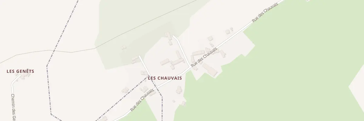Plan du 80 Rue des Chauvais à Bézenet