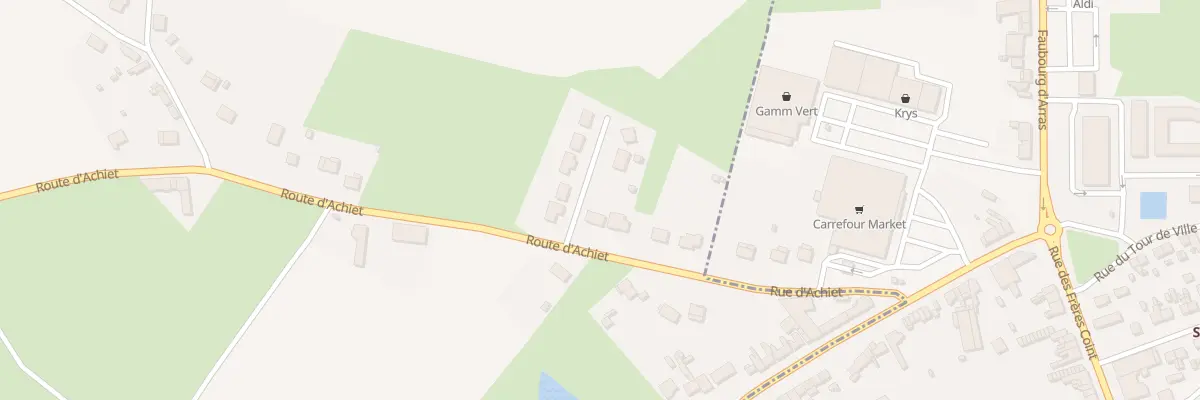 Plan du 7 Rte d’Achiet à Avesnes-lès-Bapaume