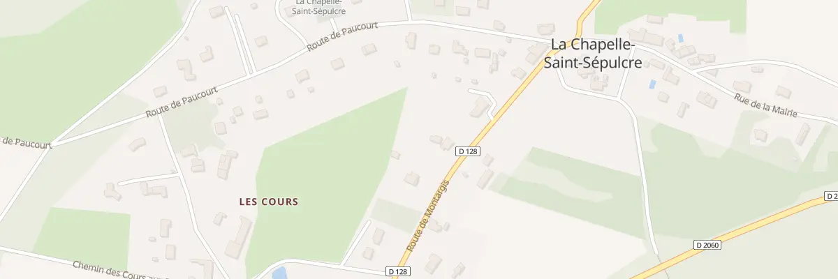Plan du 156 Rte de Montargis à La Chapelle-Saint-Sépulcre