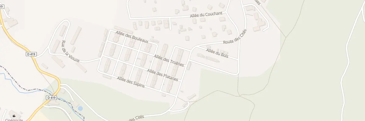 Plan du 89 All des Troenes à Saint-Georges-de-Mons