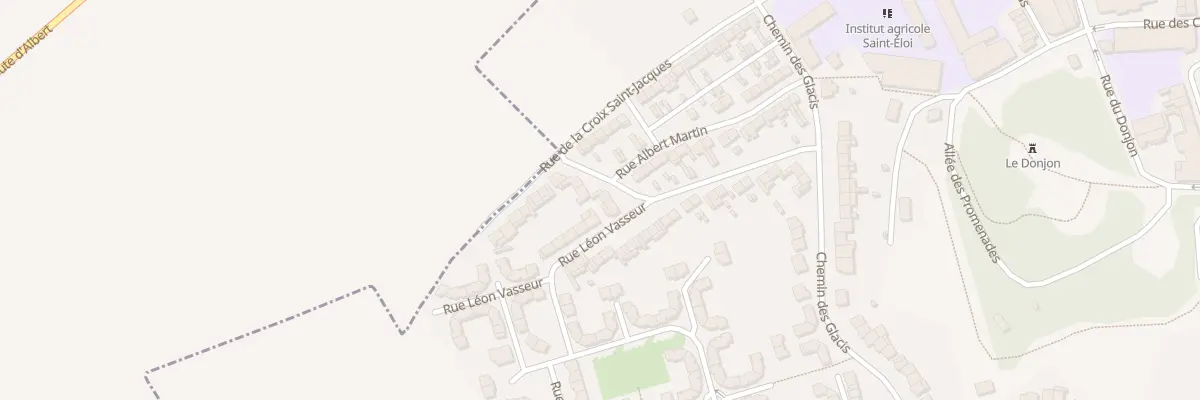 Plan du 25 Rue Paul Codos à Bapaume