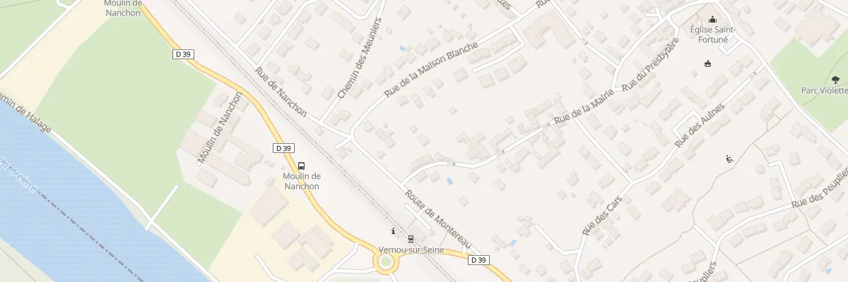 Plan du 5 Rue de la Mairie à Vernou-la-Celle-sur-Seine