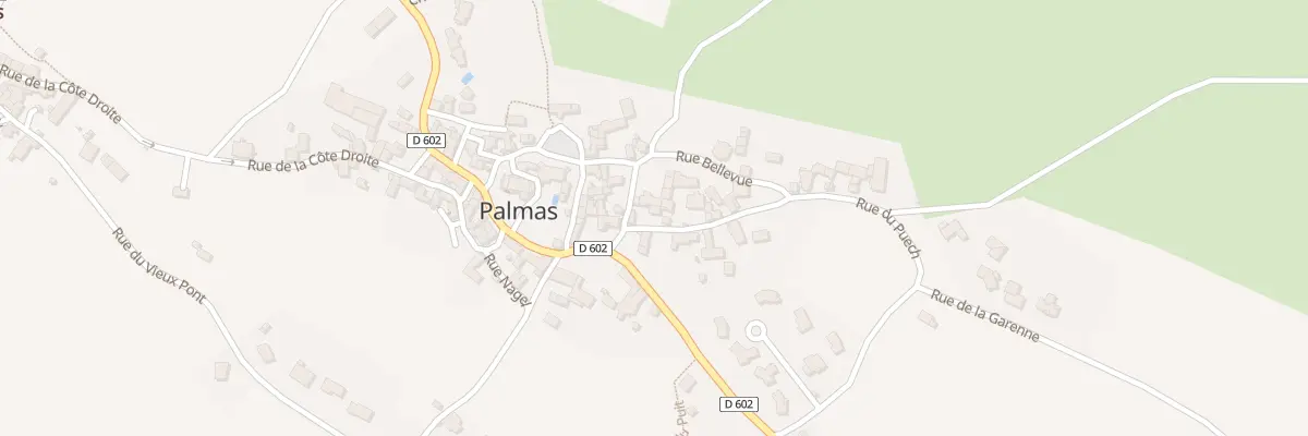 Plan du 5022 Palmas Bourg à Palmas d’Aveyron