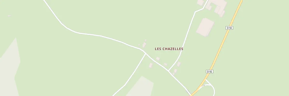 Plan du 9003 Les Chazelles à Saint-Éloy-les-Mines