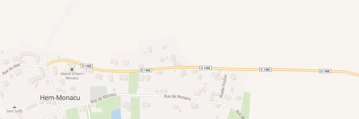 Plan du 15 Rue de Péronne à Hem-Monacu