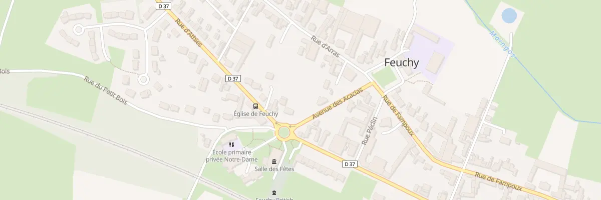 Plan du 47 Rue d’Athies à Feuchy