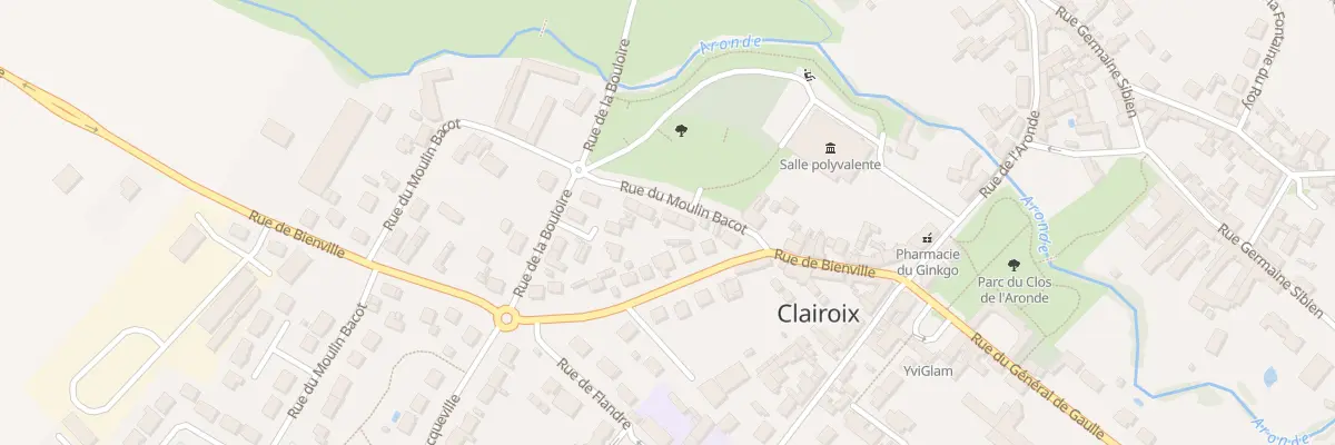 Plan du 5 Rue du Moulin Bacot à Clairoix