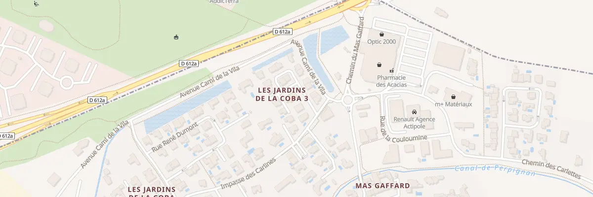 Plan du 5 Rue Yann Arthus-Bertrand à Canohès