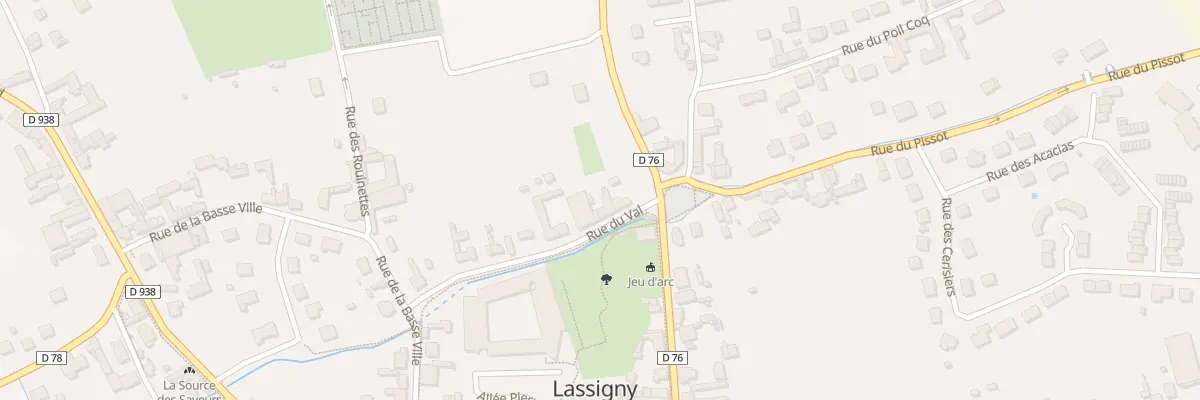Plan du 12 Rue du Val à Lassigny