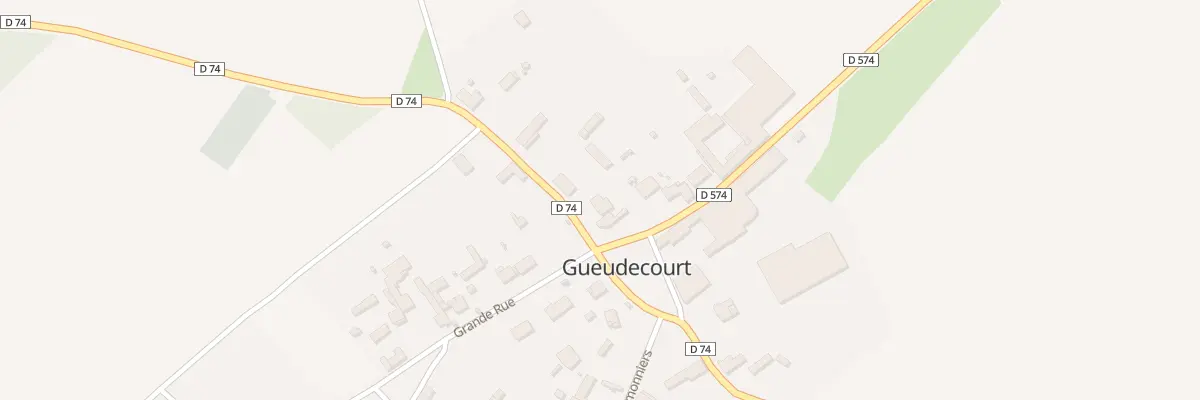 Plan du 2 Rue de Miraumont à Gueudecourt