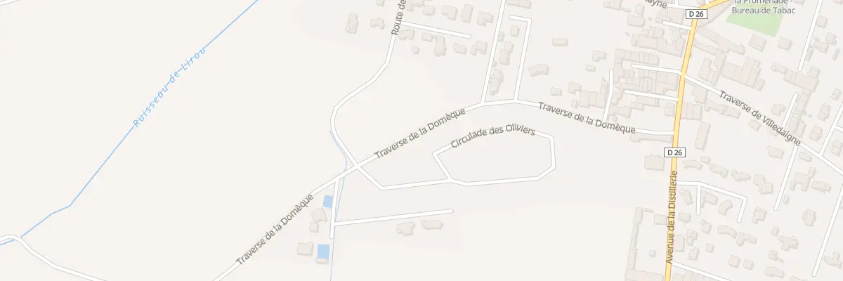 Plan du 64 Circulade des Oliviers à Canet