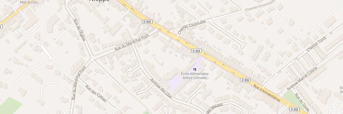 Plan du 366 Rue d’Armentieres à Nieppe