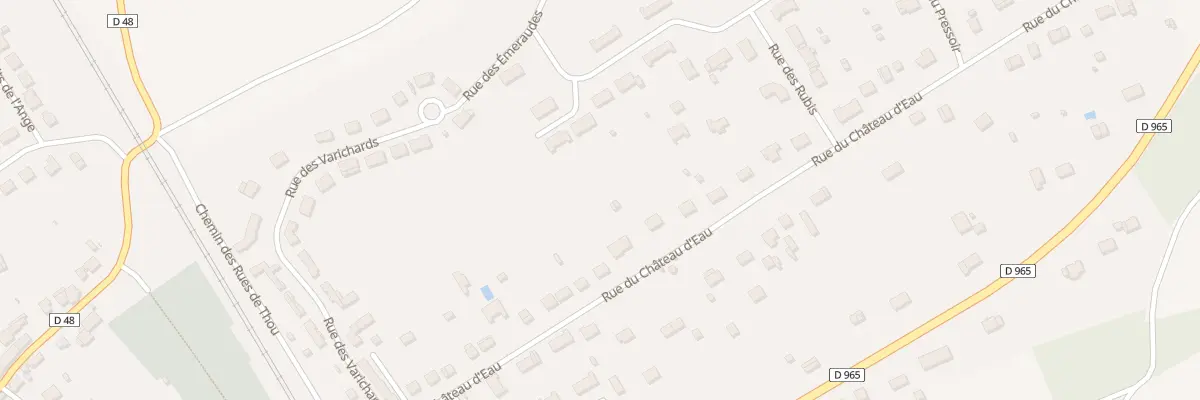 Plan du 25 Rue du Chateau d’Eau à Bonny-sur-Loire