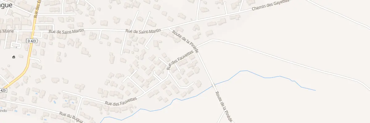 Plan du 38 Rue des Fauvettes à Saint-André-de-Roquelongue