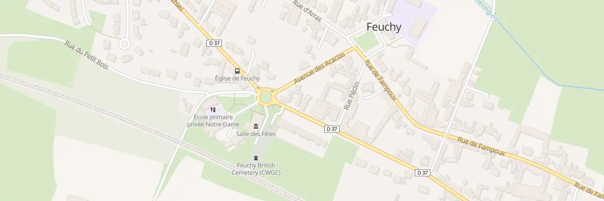 Plan du 4 Rue de la Chapelle à Feuchy