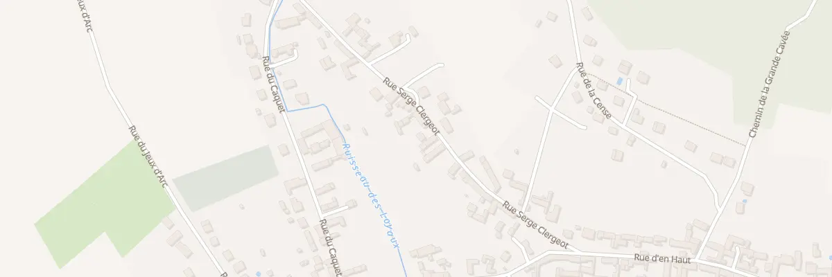 Plan du 216 Rue Serge Clergeot à Chevincourt