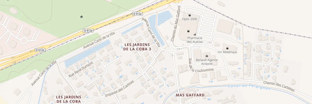 Plan du 2 Rue Yann Arthus-Bertrand à Canohès