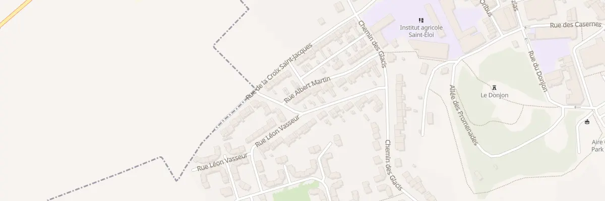 Plan du 29 Rue Albert Martin à Bapaume