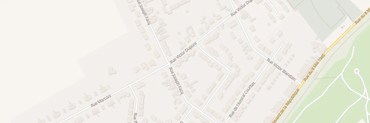 Plan du 6 Rue Victor Dupont à Vendin-le-Vieil