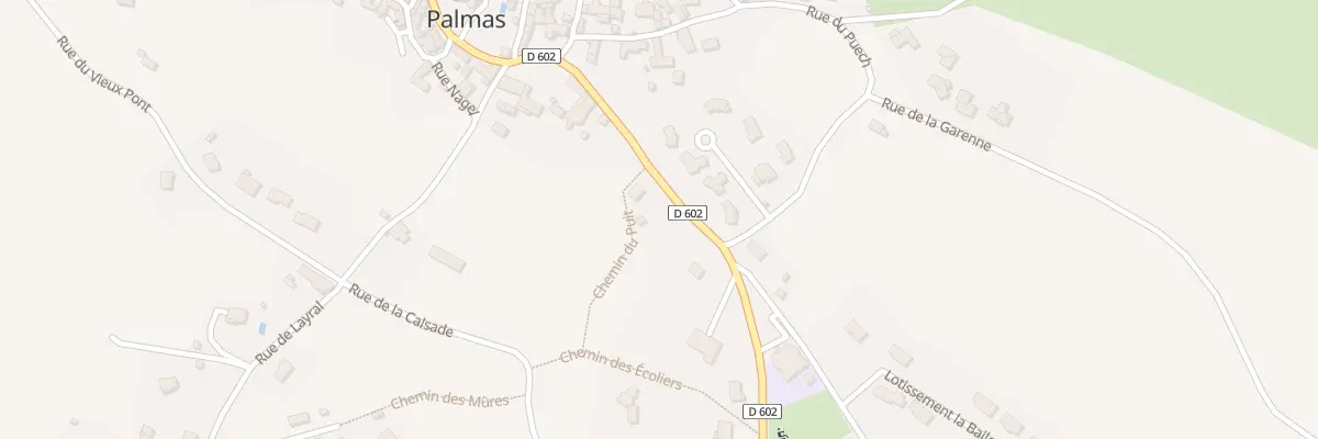 Plan du 5157 La Calsade à Palmas d’Aveyron
