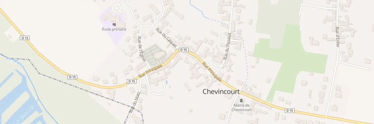 Plan du 362 Rue Principale à Chevincourt