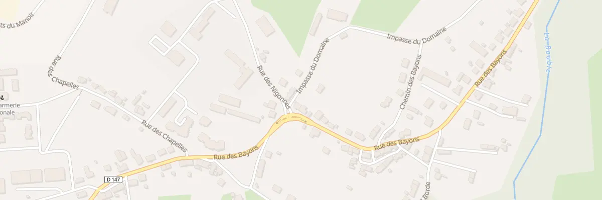 Plan du 57 Rue des Bayons à Saint-Éloy-les-Mines