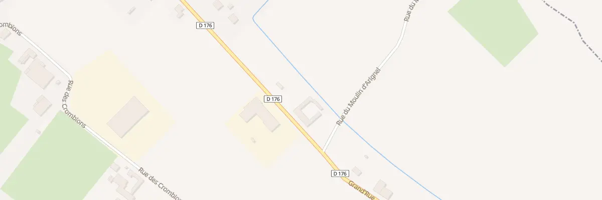 Plan du 25 Gr Grand Rue à Fleurbaix