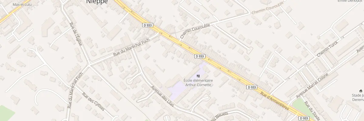 Plan du 380 Rue d’Armentieres à Nieppe