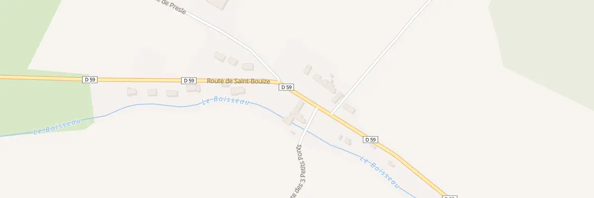 Plan du 50 Rte de St Bouize à Vinon