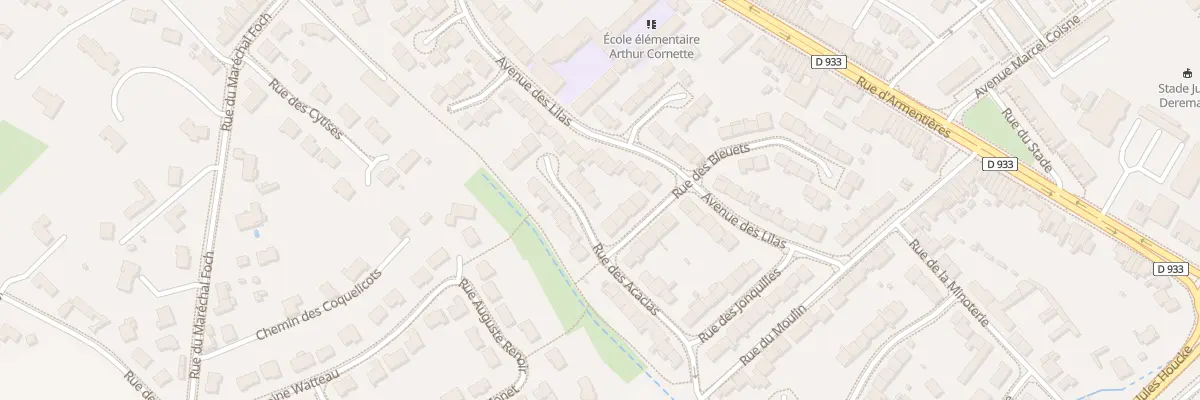 Plan du 35 Rue des Acacias à Nieppe